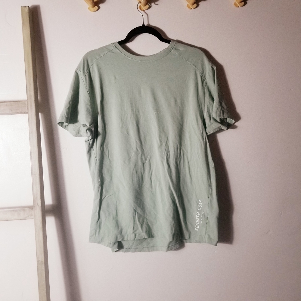 KENNETH COLE MEN'S LIGHT GREEN T-SHIRT SIZE XL